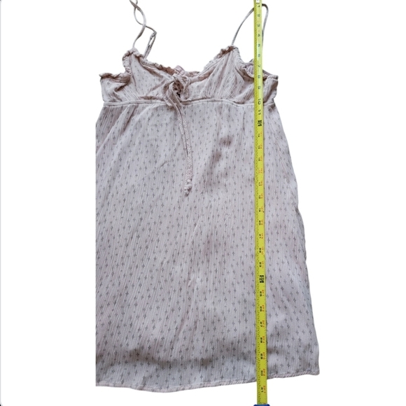 Papermoon Pink Silver Star 100% Rayon Camisole Sun Dress Size Large - Picture 3 of 10